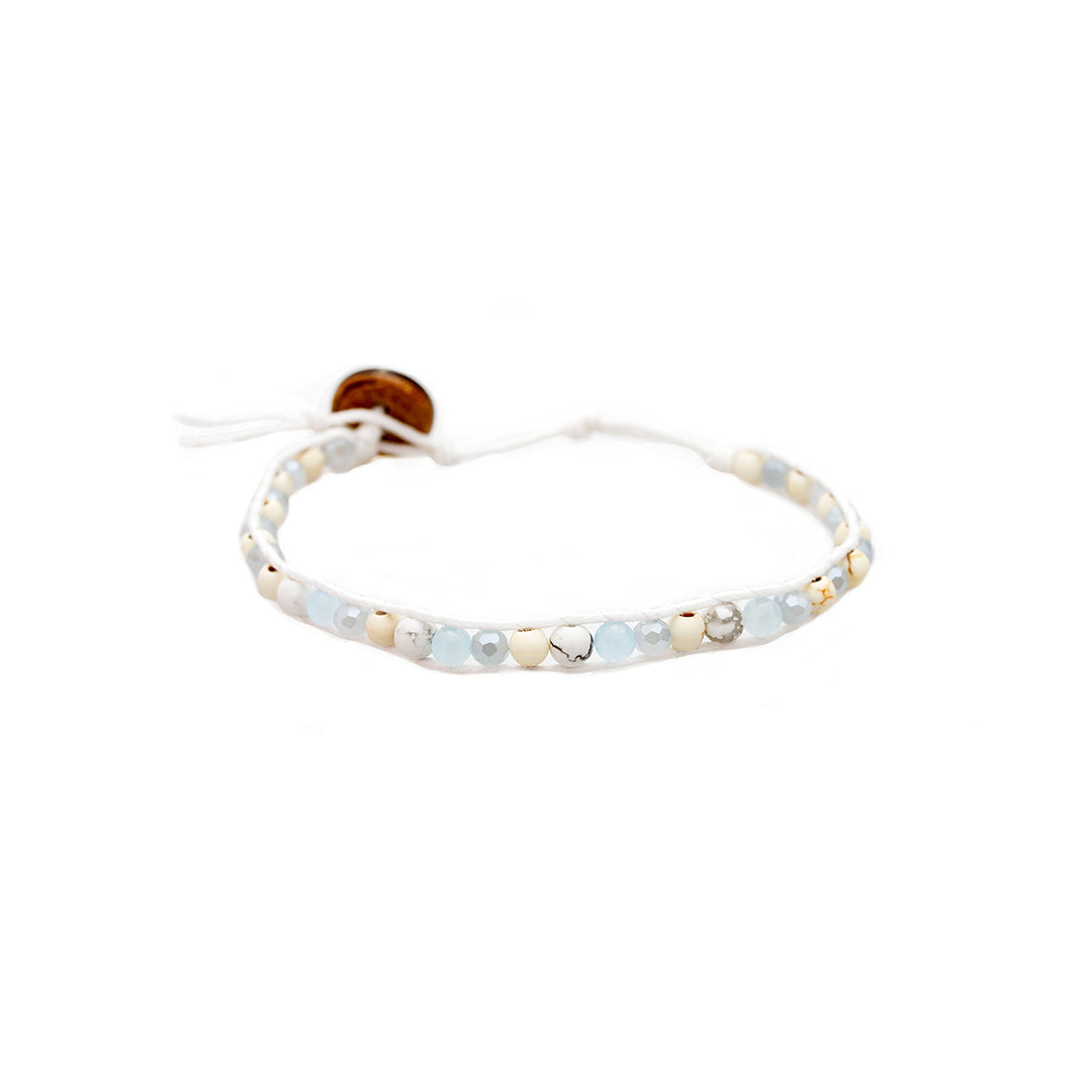 Lotus & Luna Crystal Waters Ocean Single Bracelet