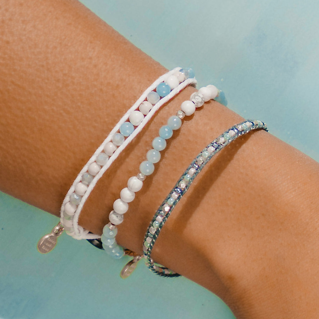 Lotus & Luna Crystal Waters Ocean Single Bracelet