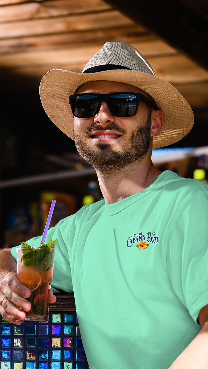 I'm The Cabana Boy T-Shirt Model