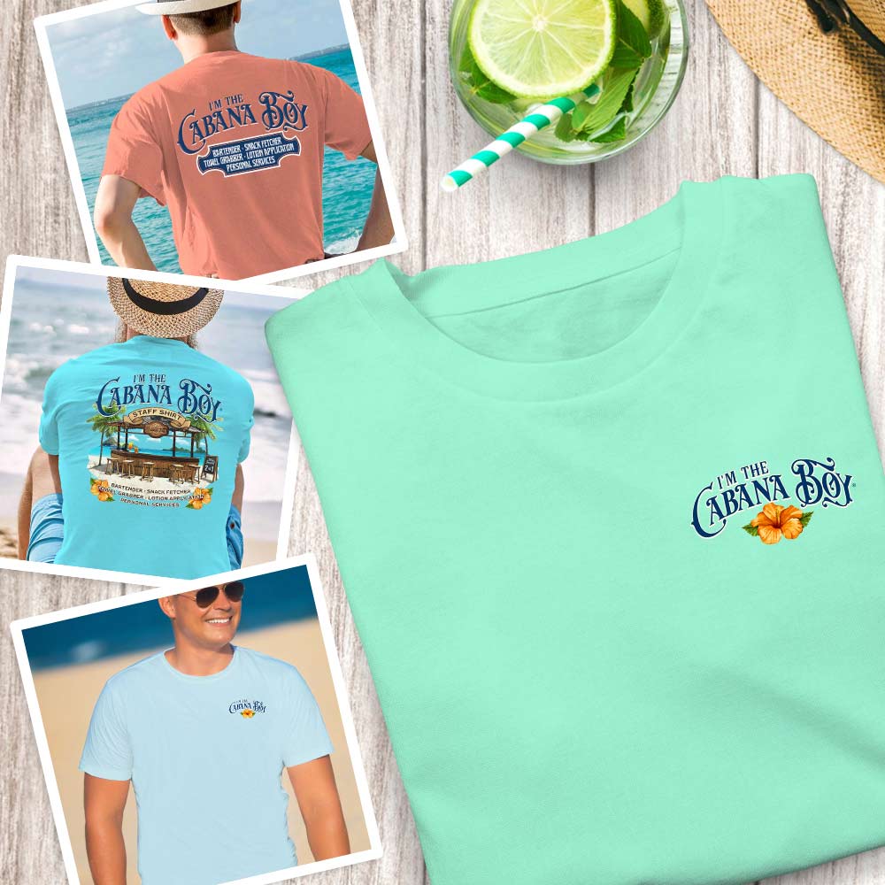 Cabana Boy Collage Tees