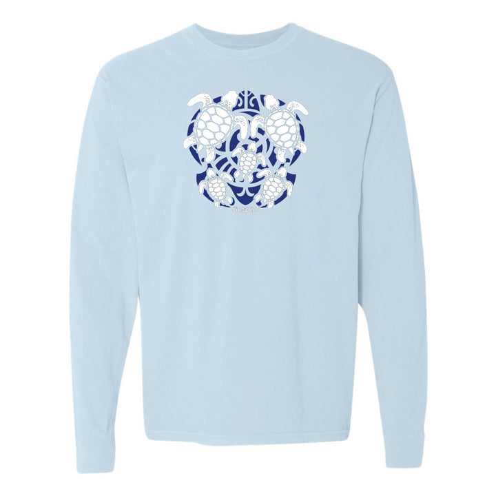 Sea Turtle Mosaic Long Sleeve Shirt