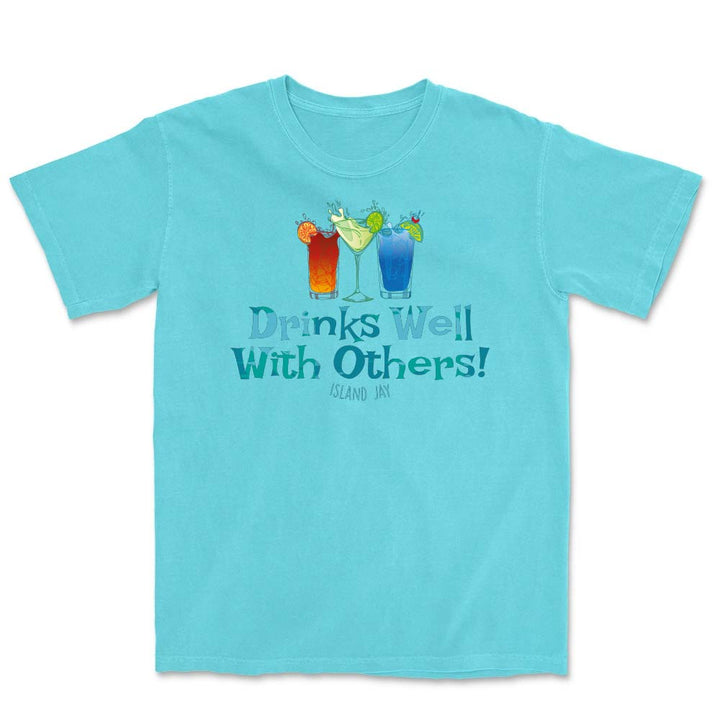 Drinks Well With Others Men's T-Shirt