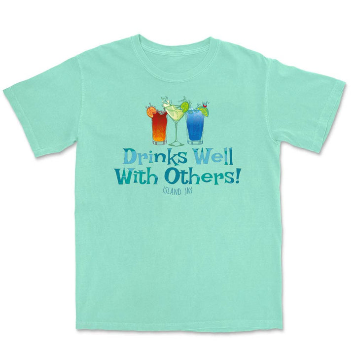 Drinks Well With Others Men's T-Shirt