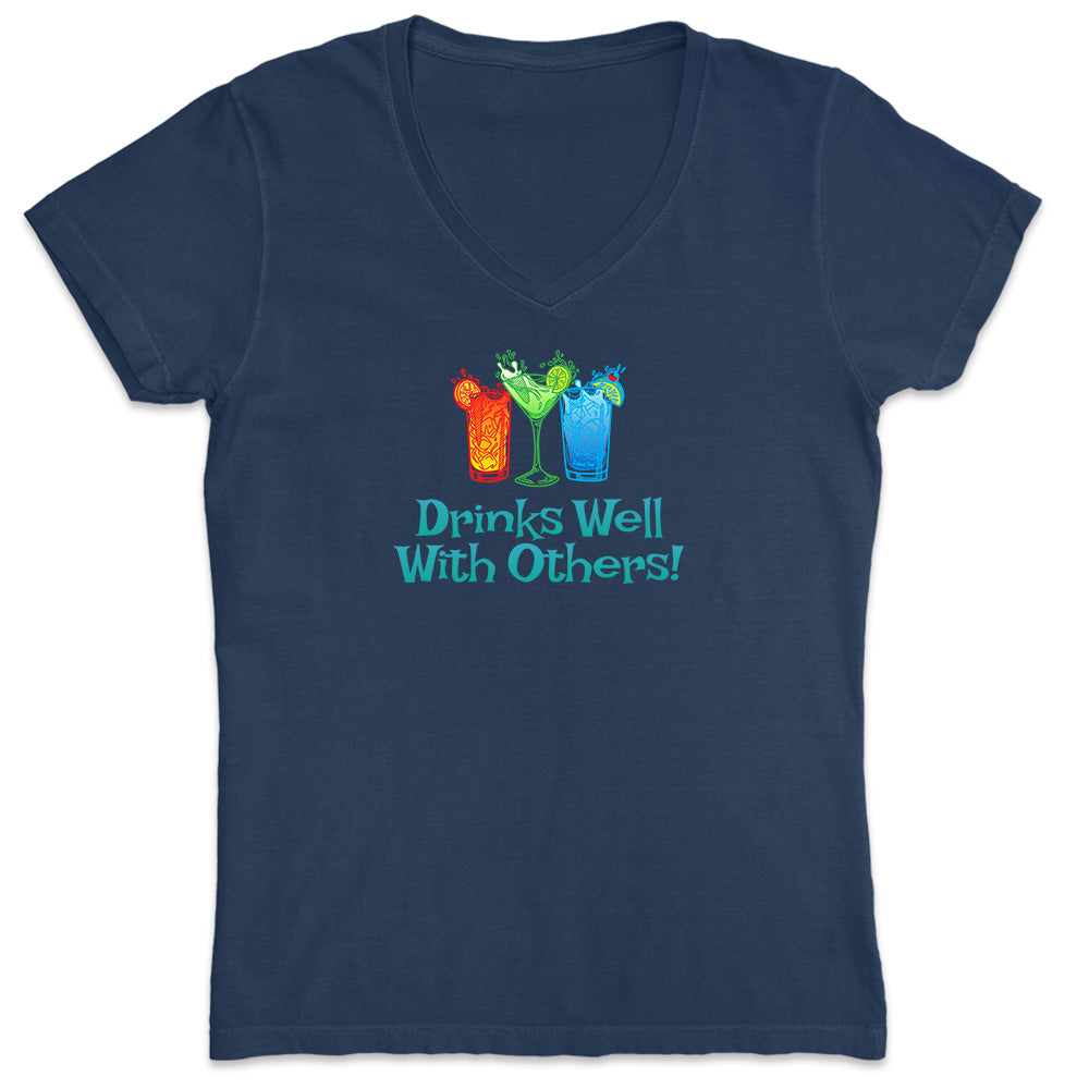 Island Trends Drink Well With Others Long Sleeve Performance T-Shirt - Green main image 1