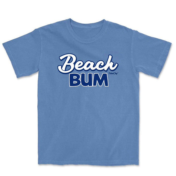T-shirt the the phrase "Beach Bum" on the front