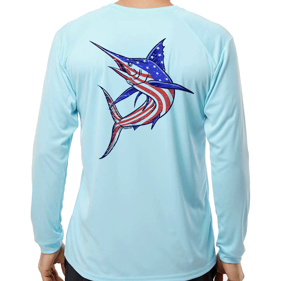 Americana Sailfish UV Performance Long Sleeve Shirt