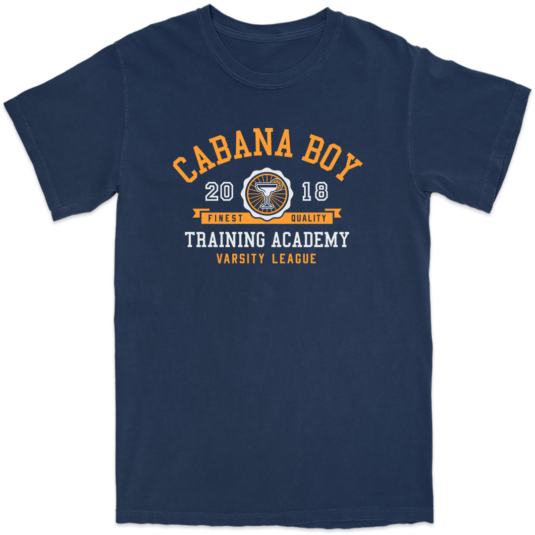 Cabana Boy Training Academy Varsity League T-Shirt Navy