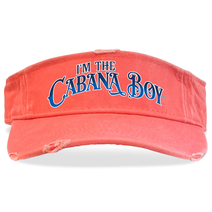 I'm The Cabana Boy Visor Coral
