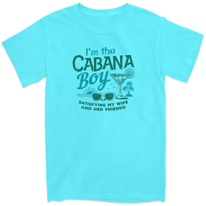 I'm the Cabana Boy satisfying my wife and her friends