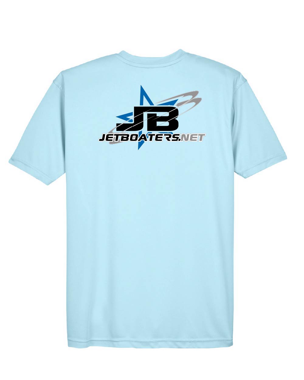 Jetboaters.Net Logo (Blue) - UV 50 UPF Performance Short Sleeve Shirt
