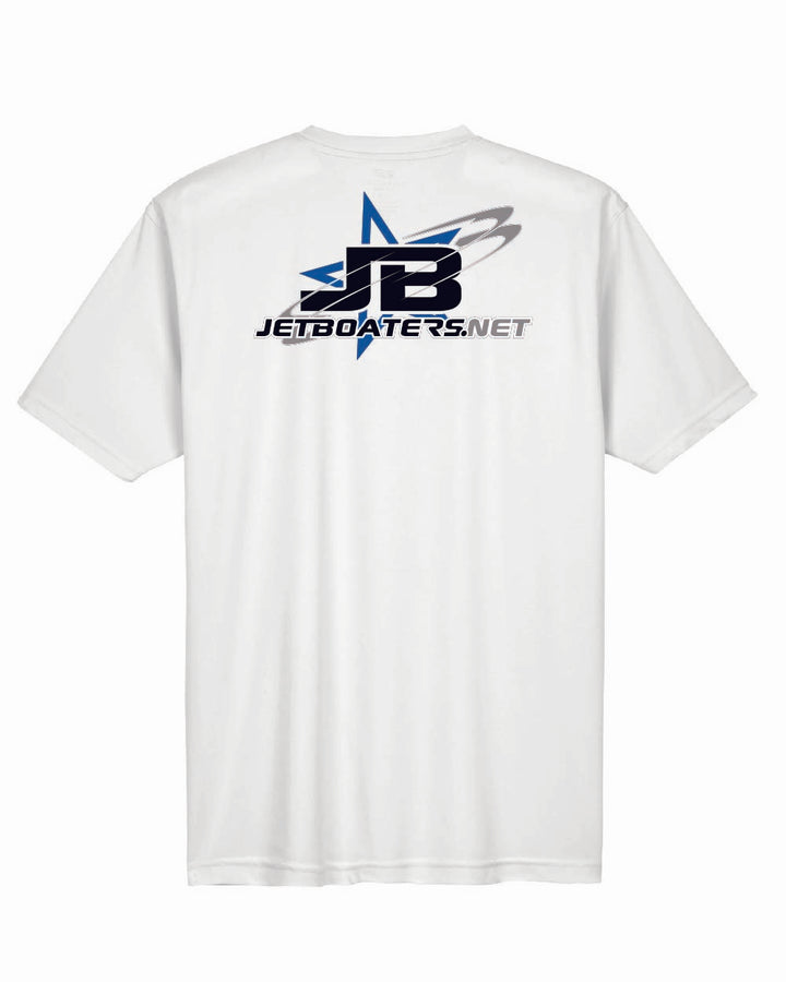 Jetboaters.Net Logo (Blue) - UV 50 UPF Performance Short Sleeve Shirt