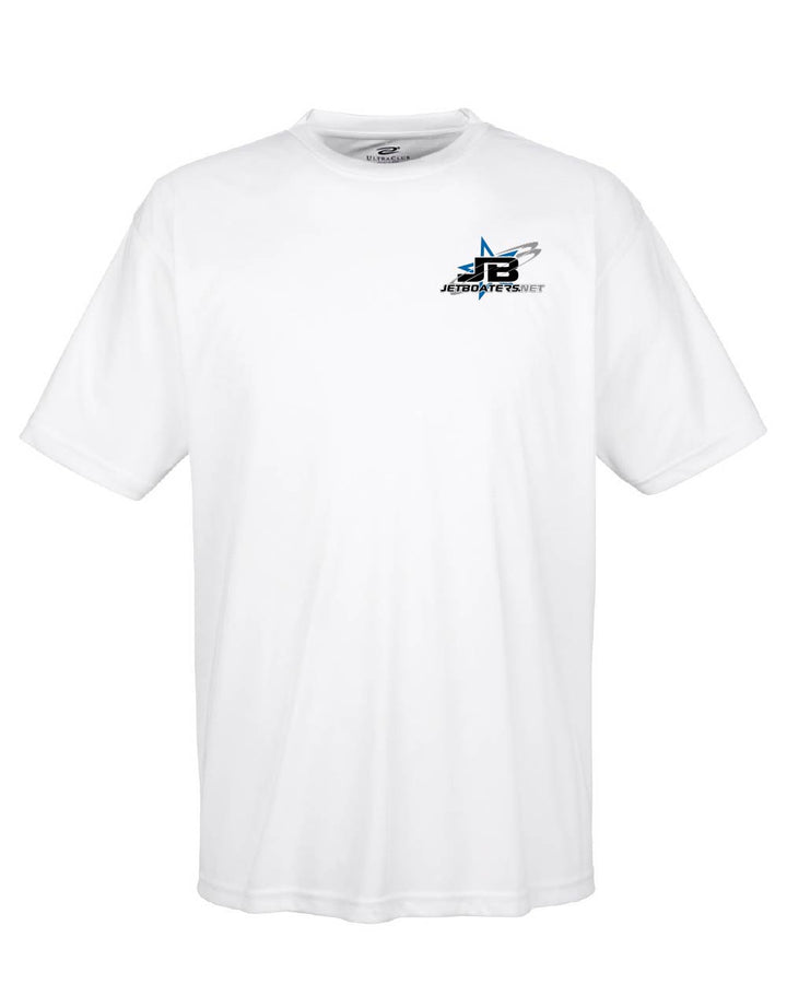 Jetboaters.Net Logo (Blue) - UV 50 UPF Performance Short Sleeve Shirt