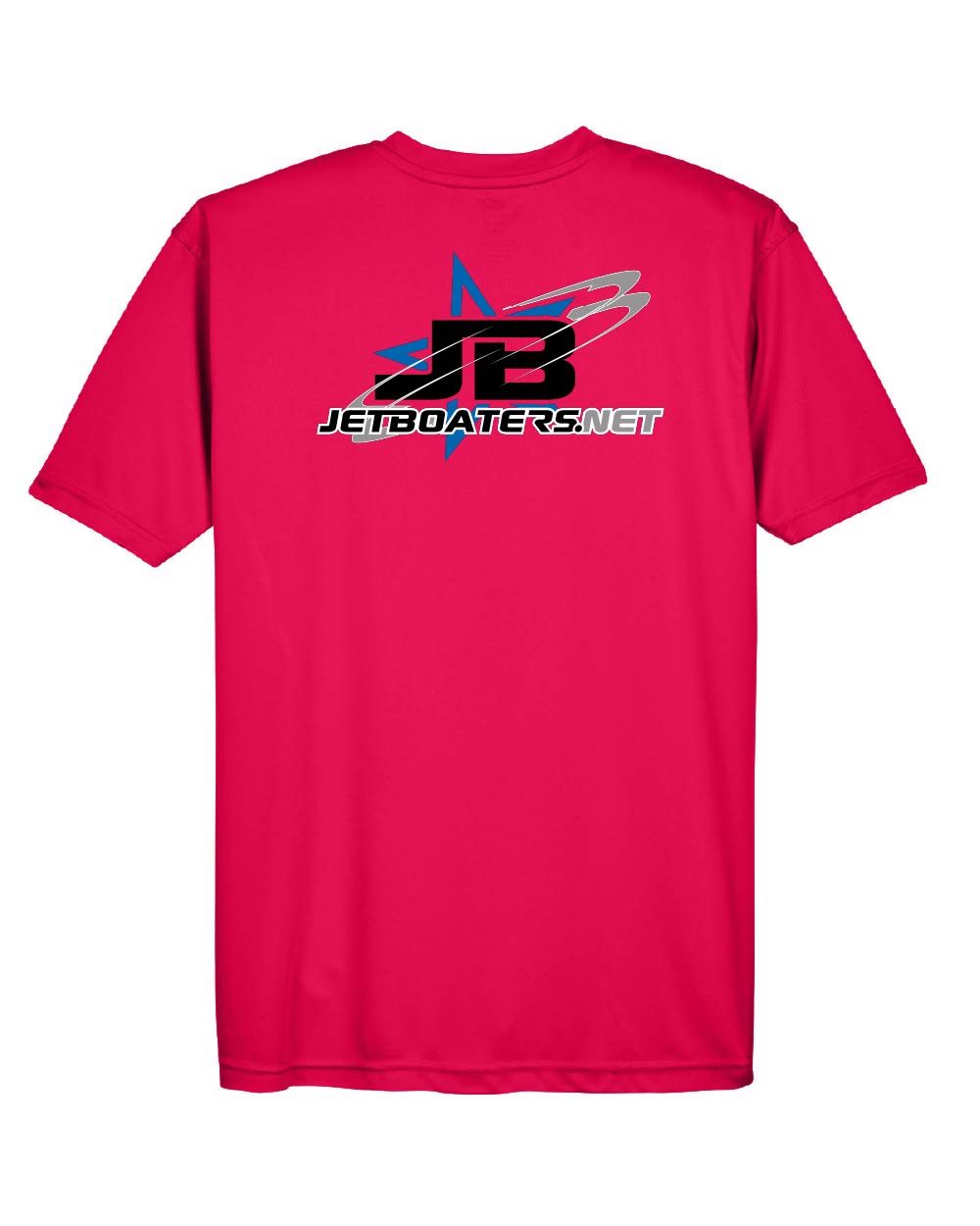 Jetboaters.Net Logo (Blue) - UV 50 UPF Performance Short Sleeve Shirt