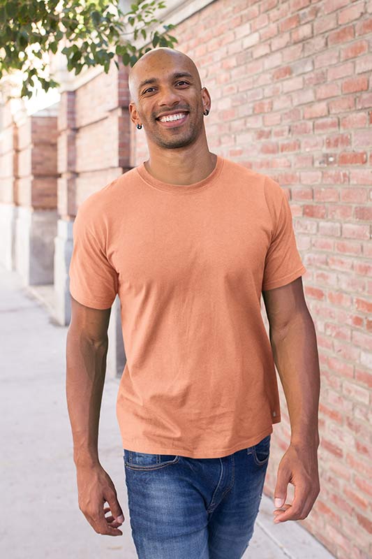 Men's Beach Body Classic Tee Orange