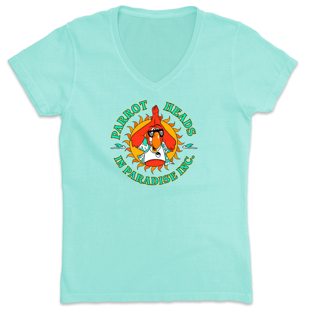 Women's Parrot Heads in Paradise Parrot Head Club V-Neck T-Shirt Chill