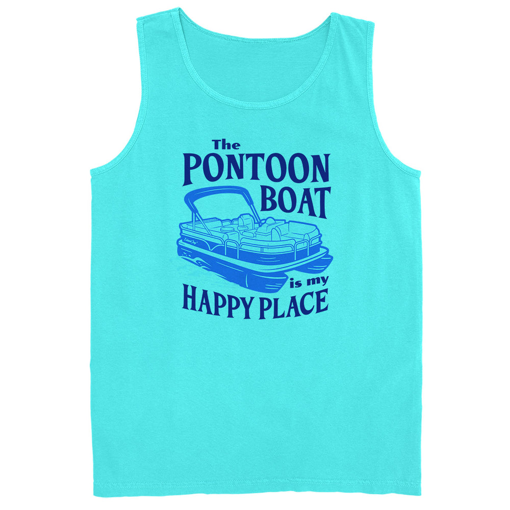 The Pontoon Boat is my Happy Place Tank Top Scuba