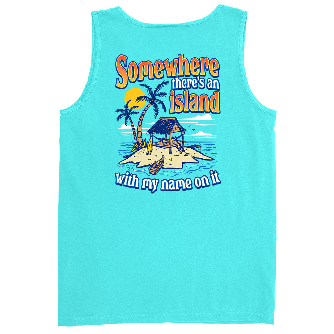 Somewhere There's An Island Tank Top Scuba