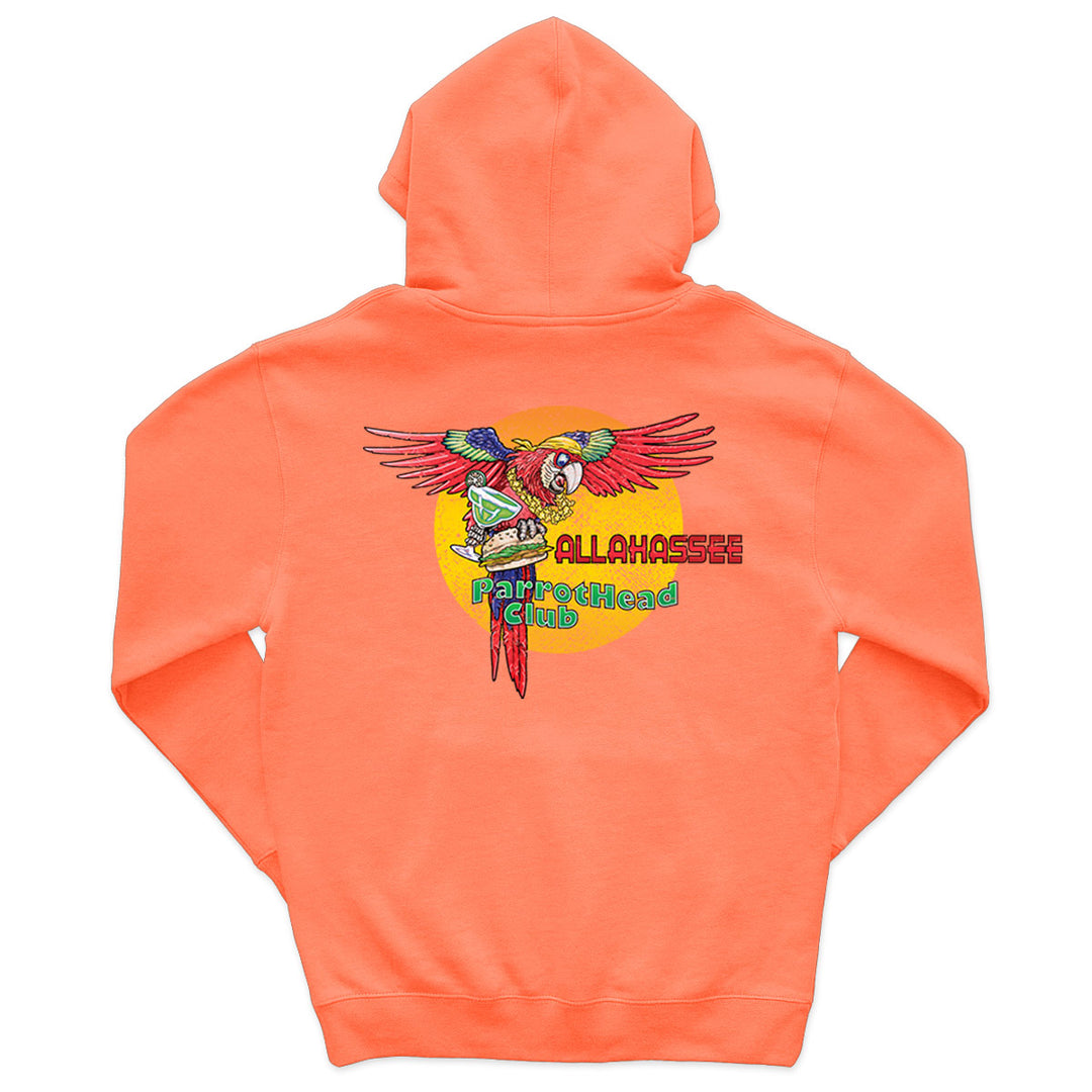 Tallahassee Parrot Head Club Soft Style Pullover Hoodie Heather Coral