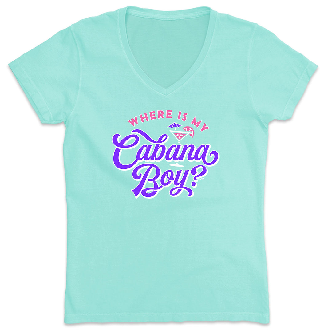 Where is my Cabana Boy women's tee. Featuring a high quality fabric with a vivid print. Color Chill