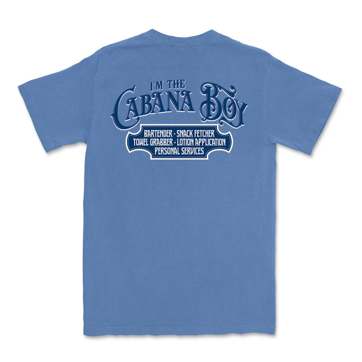 I'm The Cabana Boy T-Shirt Flo Blue Back