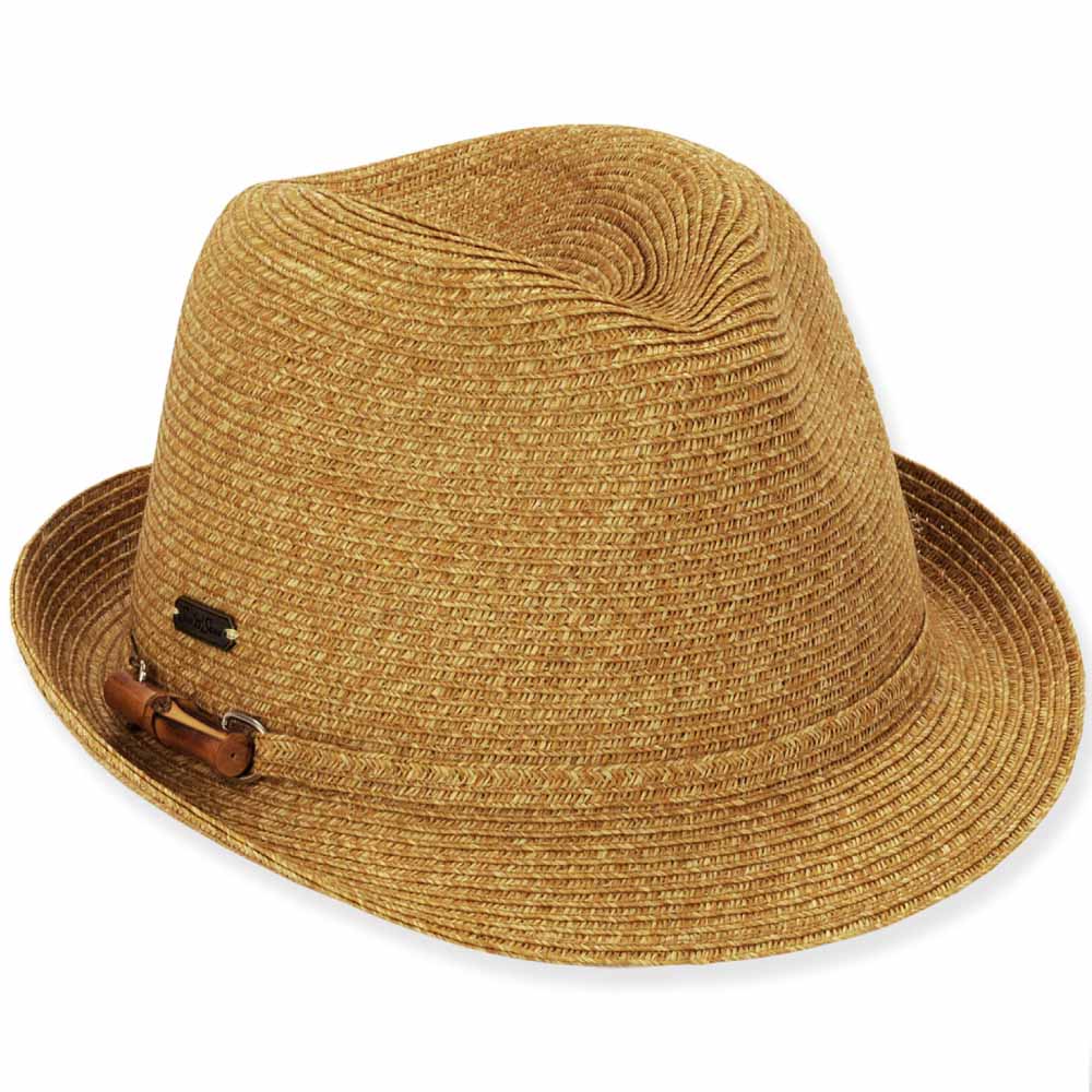 Tweed Fedora 50+ UPF Hat Tan