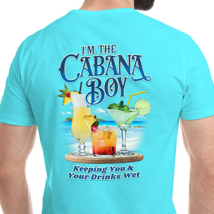 I'm The Cabana Boy T-Shirt Back With Model