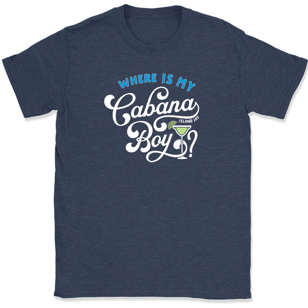 Where Is My Cabana Boy Daytripper Tee Heather Navy