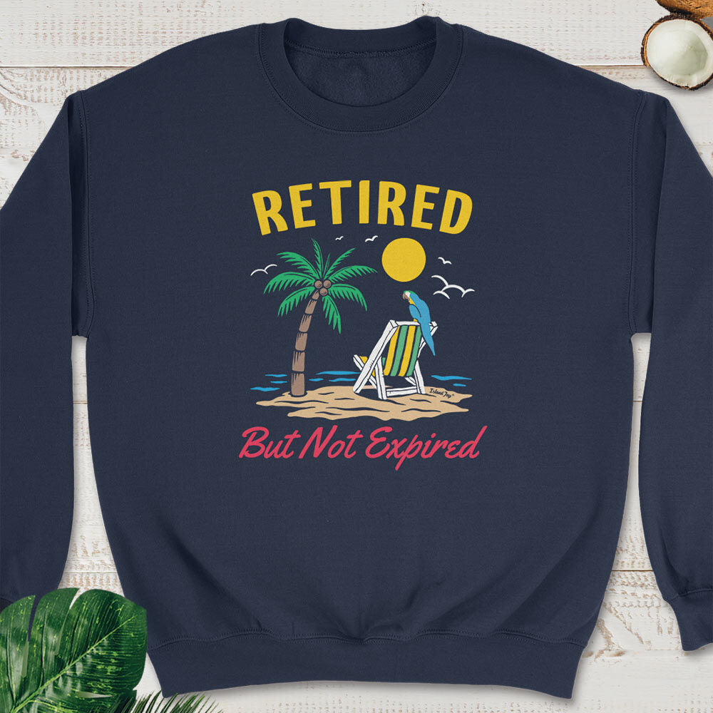 Retired But Not Expired Sweatshirt Navy