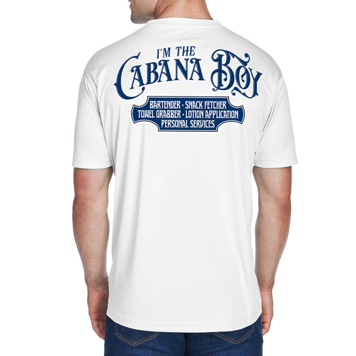 I'm The Cabana Boy Original Short Sleeve UV Performance Shirt - White