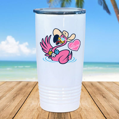 Insulated tumblers designed to keep your drinks cold and keep you inspired for the beach life.