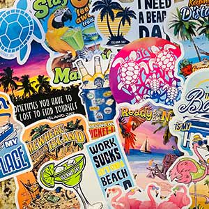 beach stickers