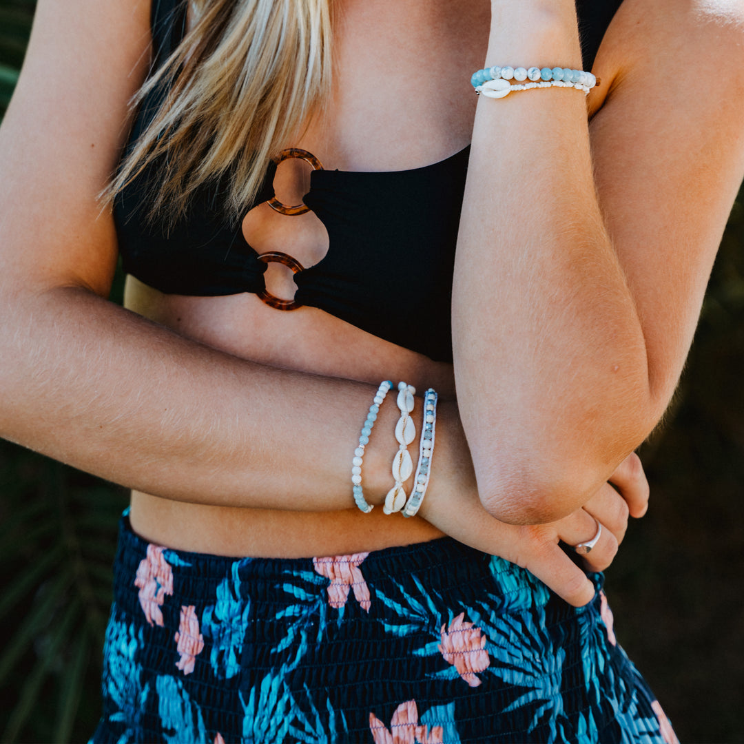 Lotus & Luna Crystal Waters Ocean Single Bracelet