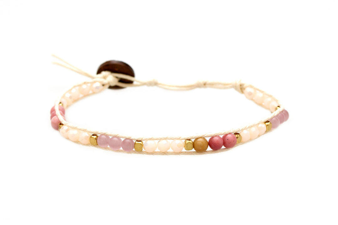 Lotus & Luna Crystal Sunset Clouds Island Bracelet