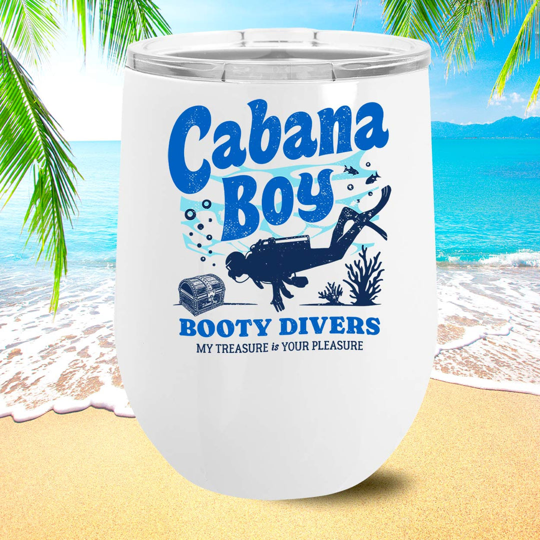 Cabana Boy Booty Divers 12oz Insulated Tumbler. Keeps you drinks cold.