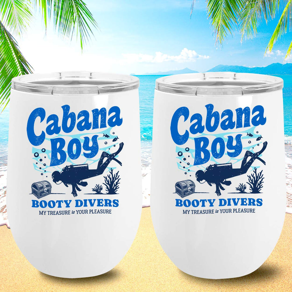 Cabana Boy Booty Divers 12oz Insulated Tumbler 2 pack