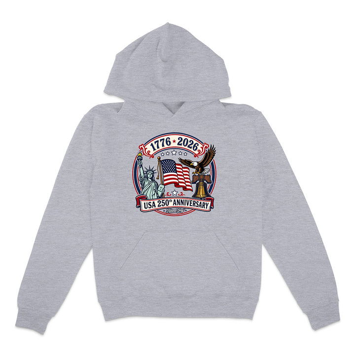 250th US Anniversary Statue Of Liberty & Eagle Hoodie