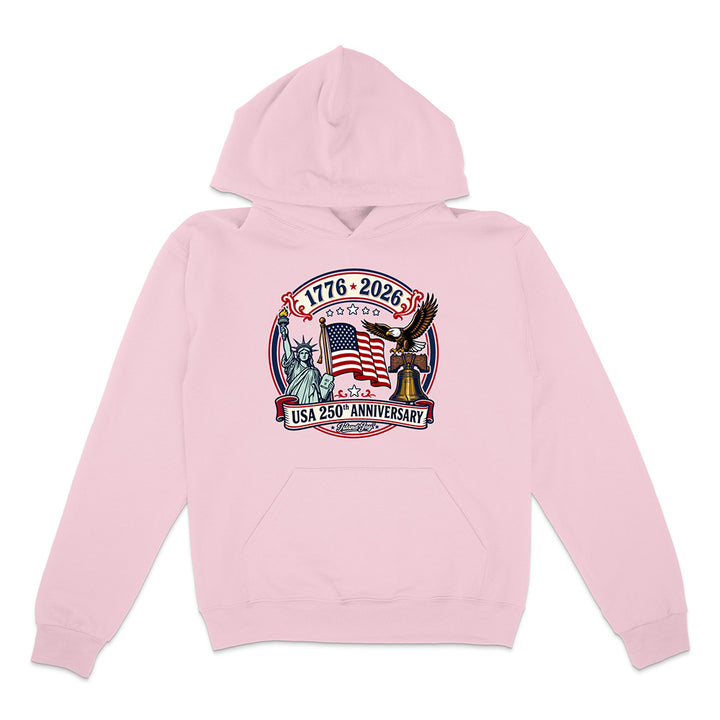 250th US Anniversary Statue Of Liberty & Eagle Hoodie