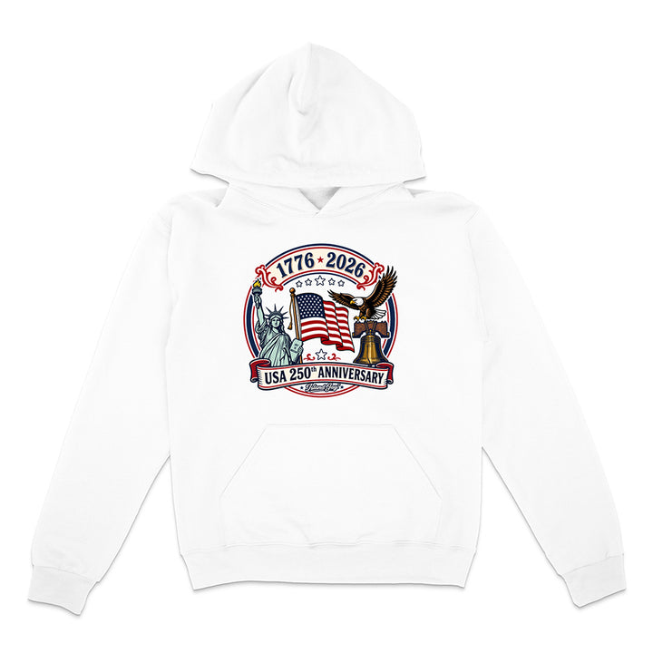 250th US Anniversary Statue Of Liberty & Eagle Hoodie