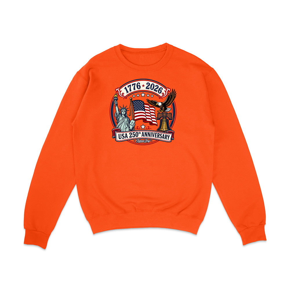 250th US Anniversary Statue Of Liberty & Eagle Sweatshirt