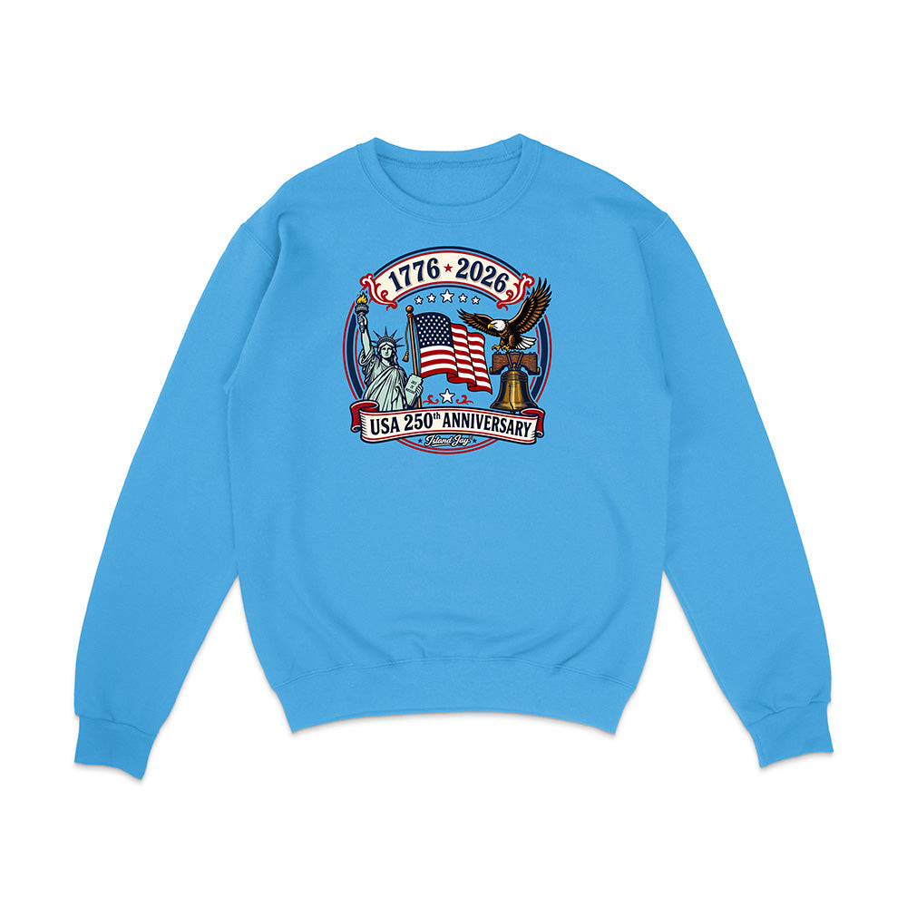 250th US Anniversary Statue Of Liberty & Eagle Sweatshirt