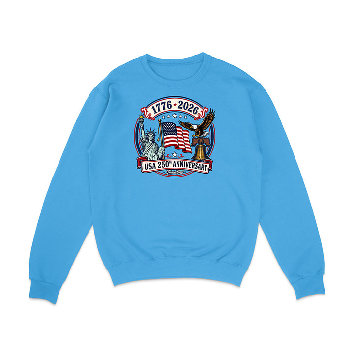 250th US Anniversary Statue Of Liberty & Eagle Sweatshirt