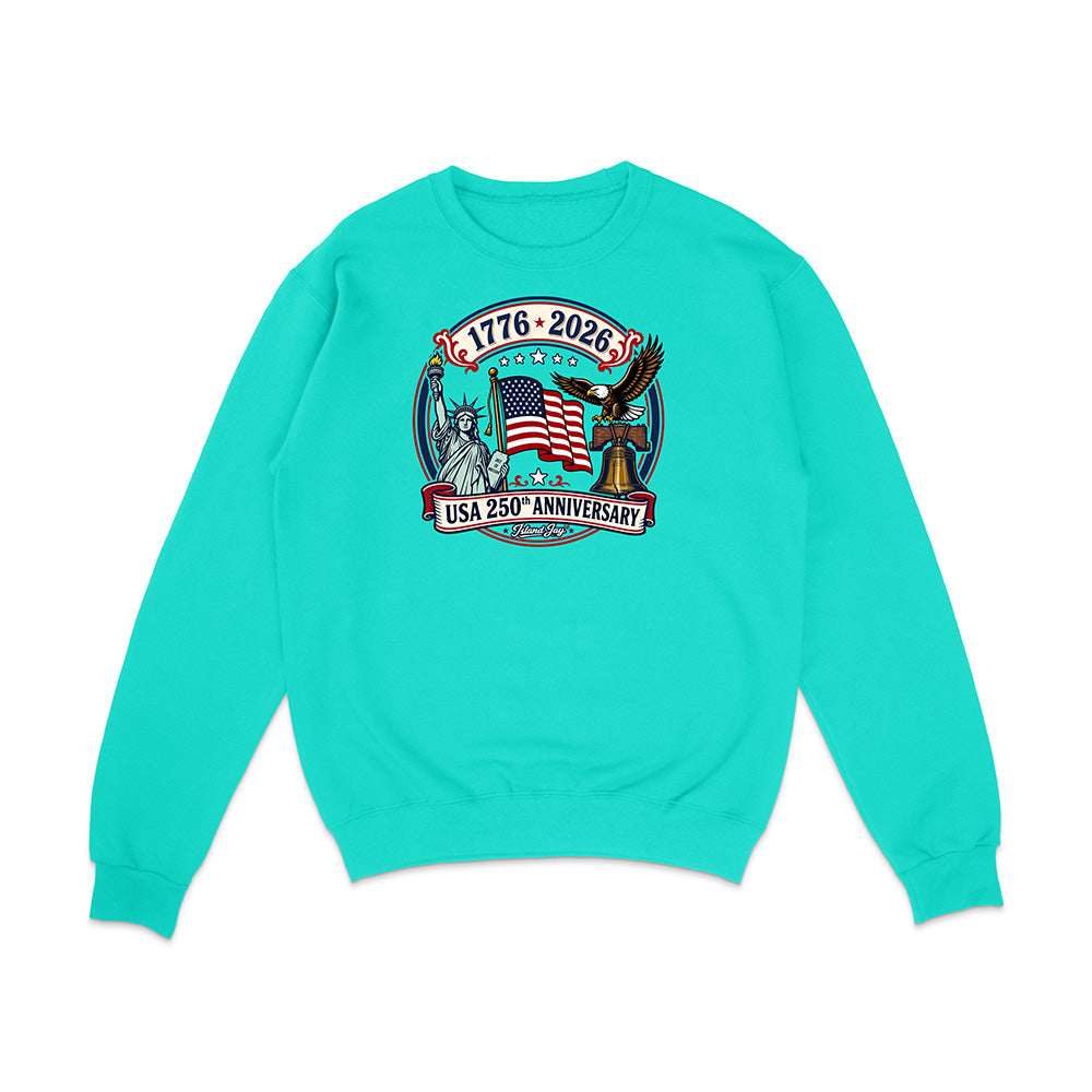 250th US Anniversary Statue Of Liberty & Eagle Sweatshirt