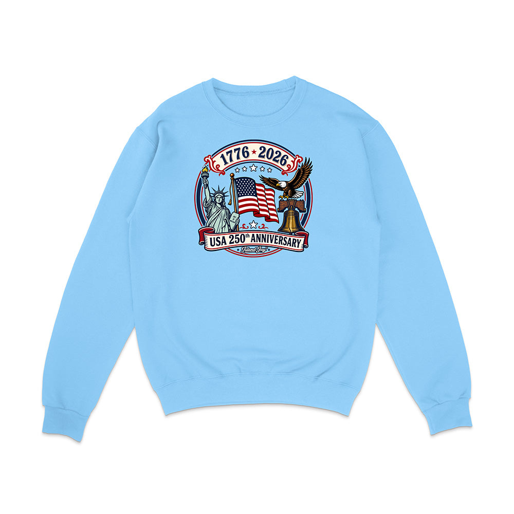 250th US Anniversary Statue Of Liberty & Eagle Sweatshirt