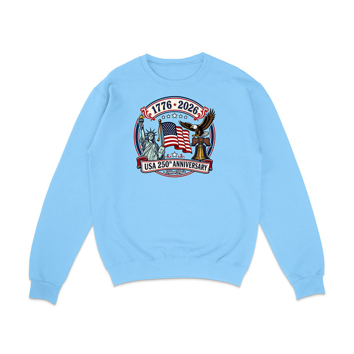 250th US Anniversary Statue Of Liberty & Eagle Sweatshirt