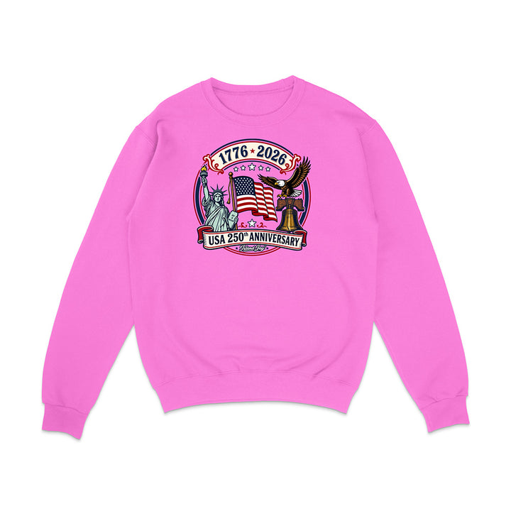 250th US Anniversary Statue Of Liberty & Eagle Sweatshirt