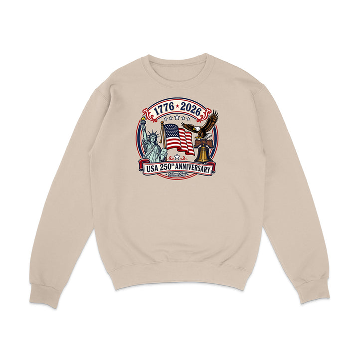 250th US Anniversary Statue Of Liberty & Eagle Sweatshirt