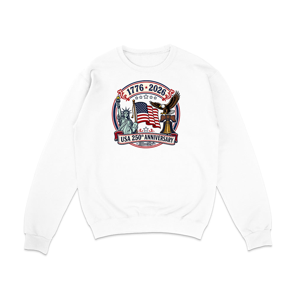 250th US Anniversary Statue Of Liberty & Eagle Sweatshirt