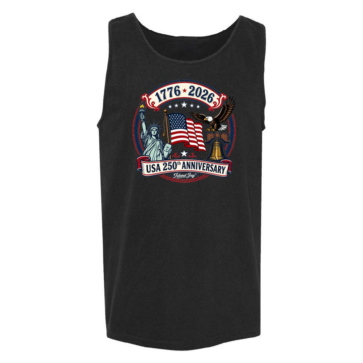 250th US Anniversary Statue Of Liberty & Eagle Tank Top