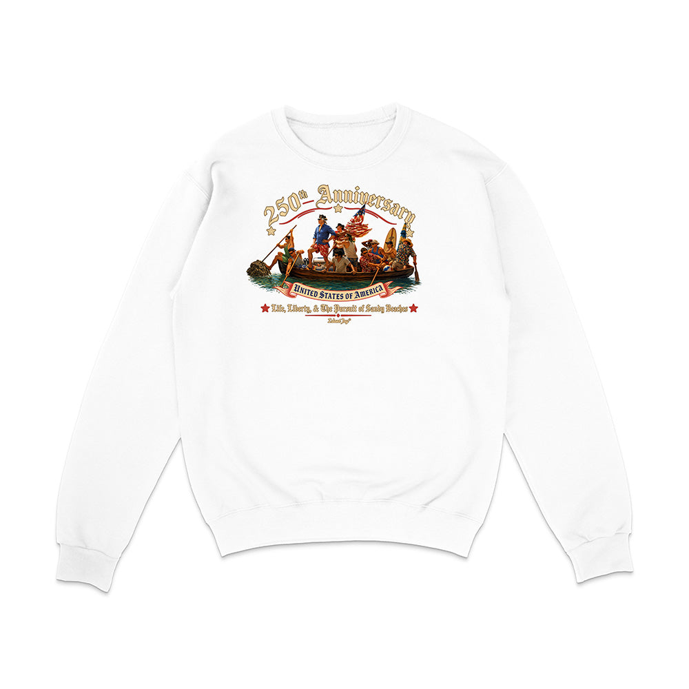 250th US Anniversary - Washington's Beach Landing Sweatshirt