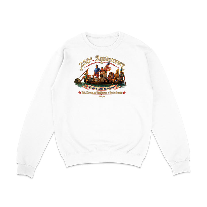 250th US Anniversary - Washington's Beach Landing Sweatshirt